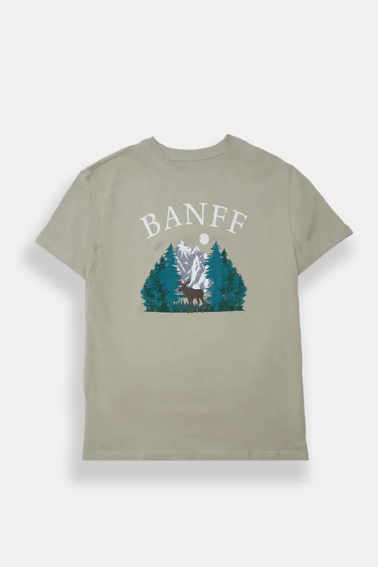 Banff Graphic Boyfriend Tee sold by Bluenotes