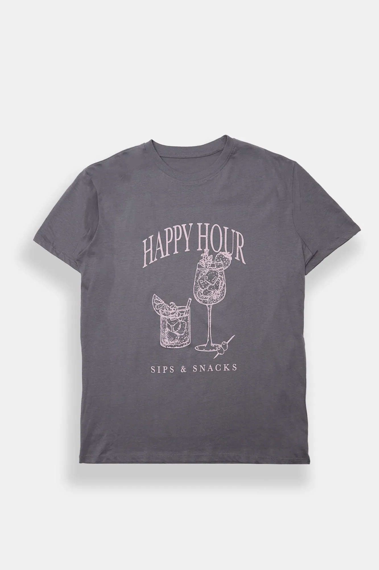 Happy Hour Graphic Boyfriend Tee sold by Bluenotes