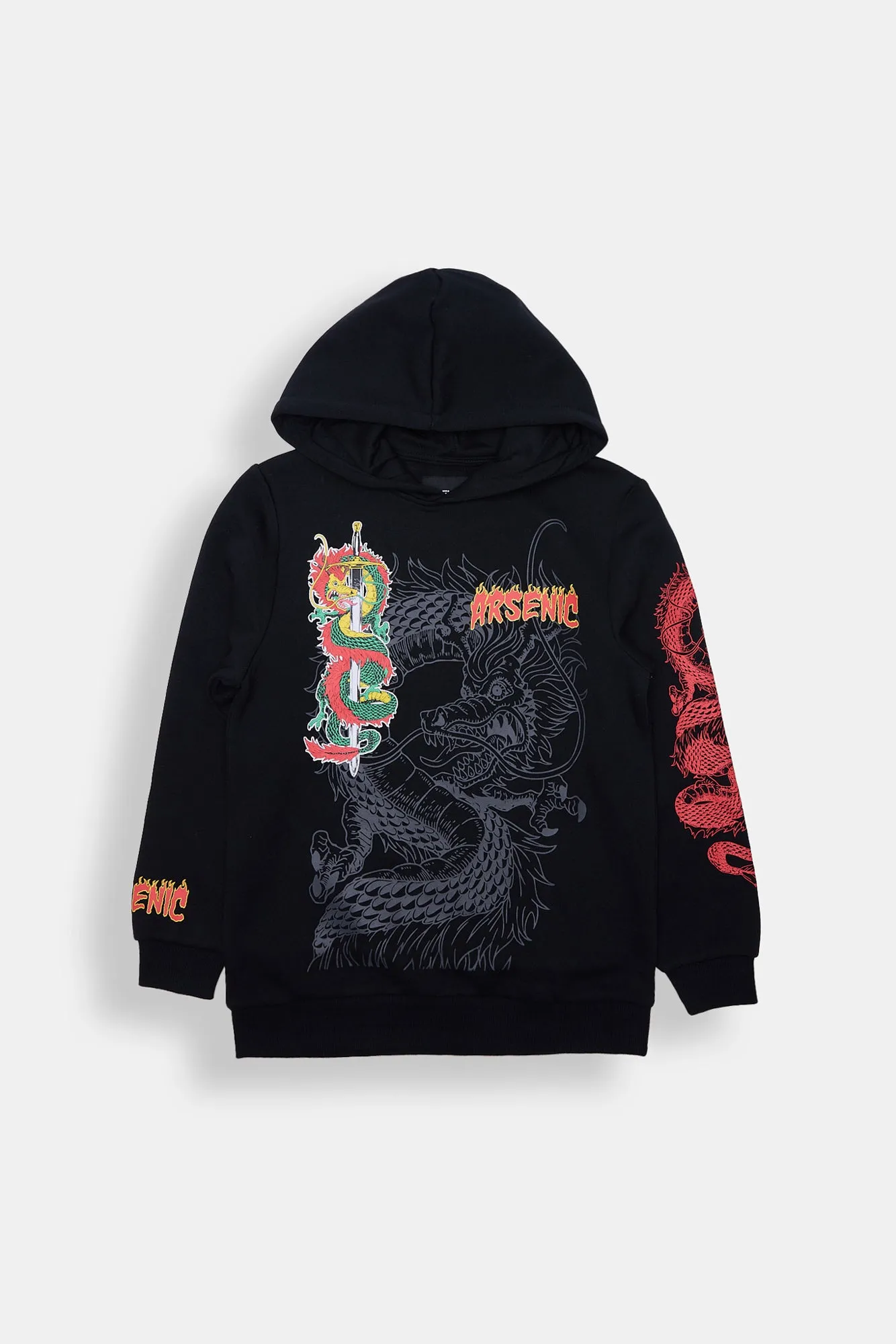 Boys' Arsenic Dragon & Sword Hoodie sold by Bluenotes