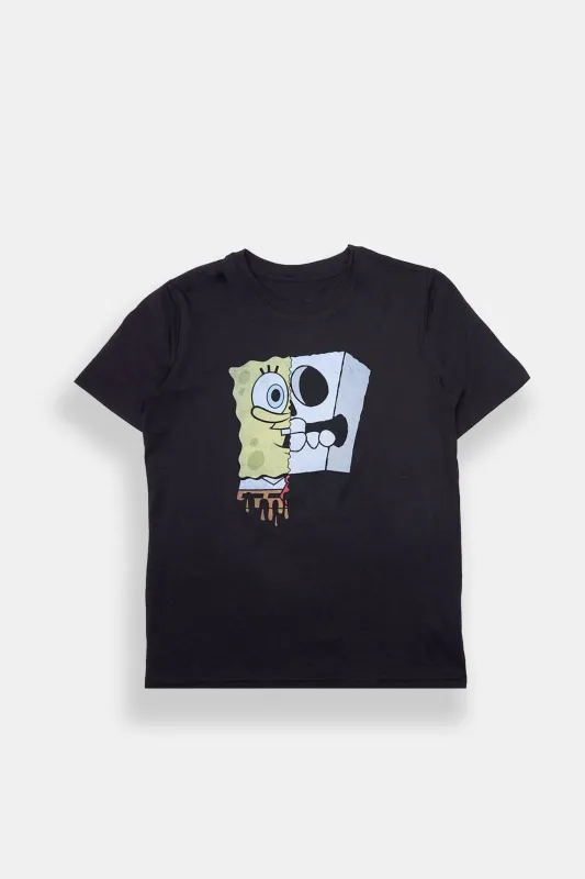 Boys' SpongeBob Skeleton Graphic Tee sold by Bluenotes