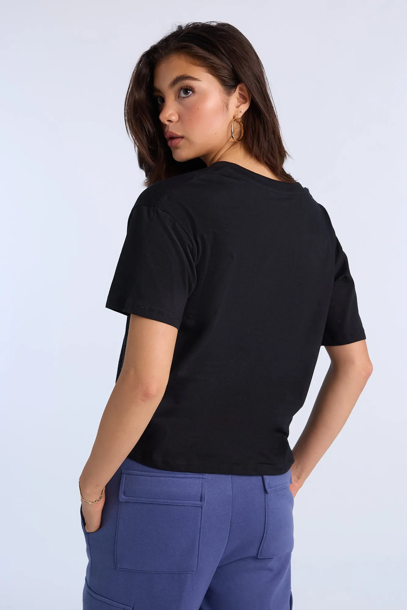 AERO Notch Neck Graphic Oversized Tee sold by Bluenotes product image thumbnail 4