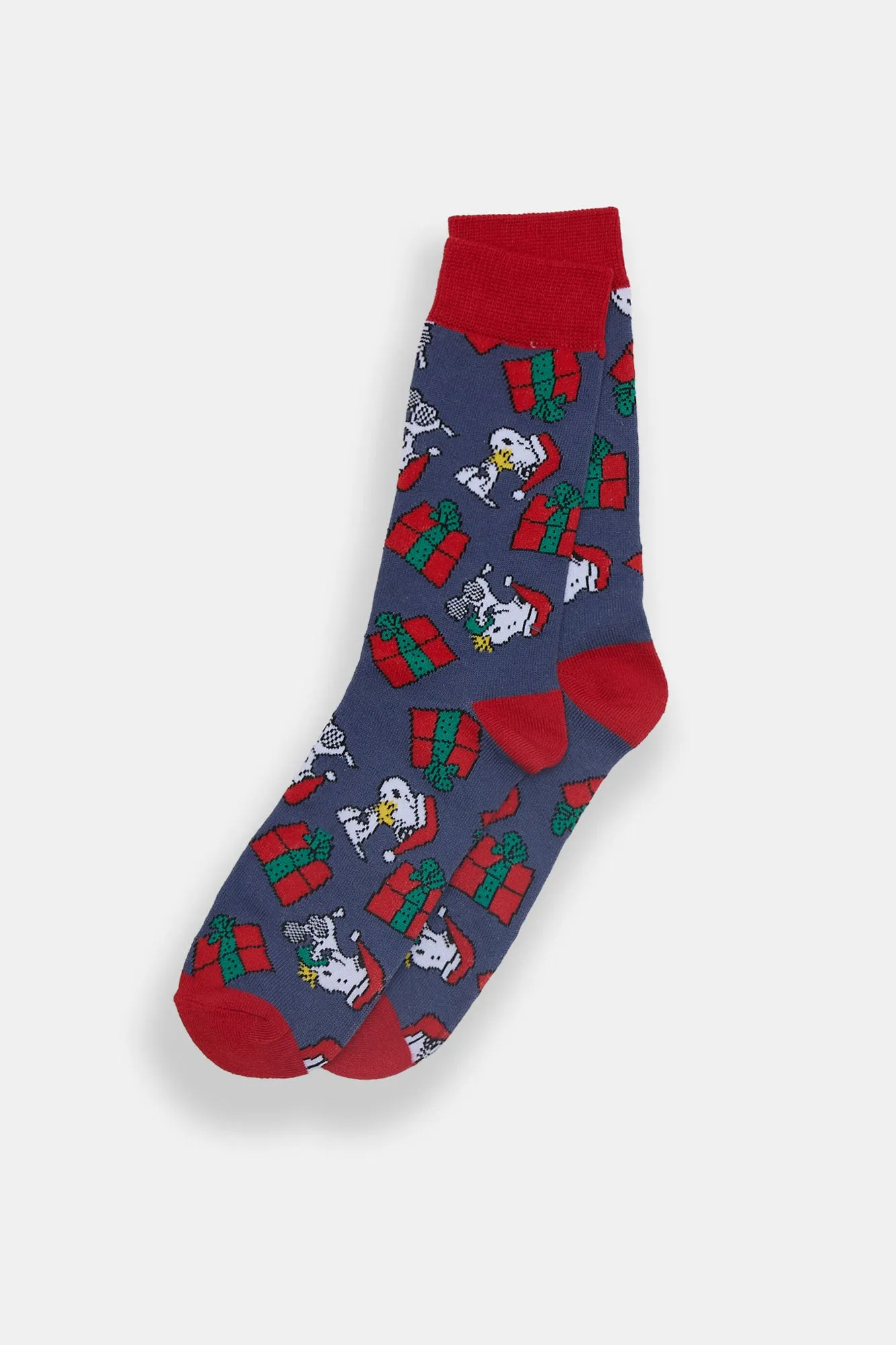 Peanuts Snoopy Christmas Crew Socks sold by Bluenotes