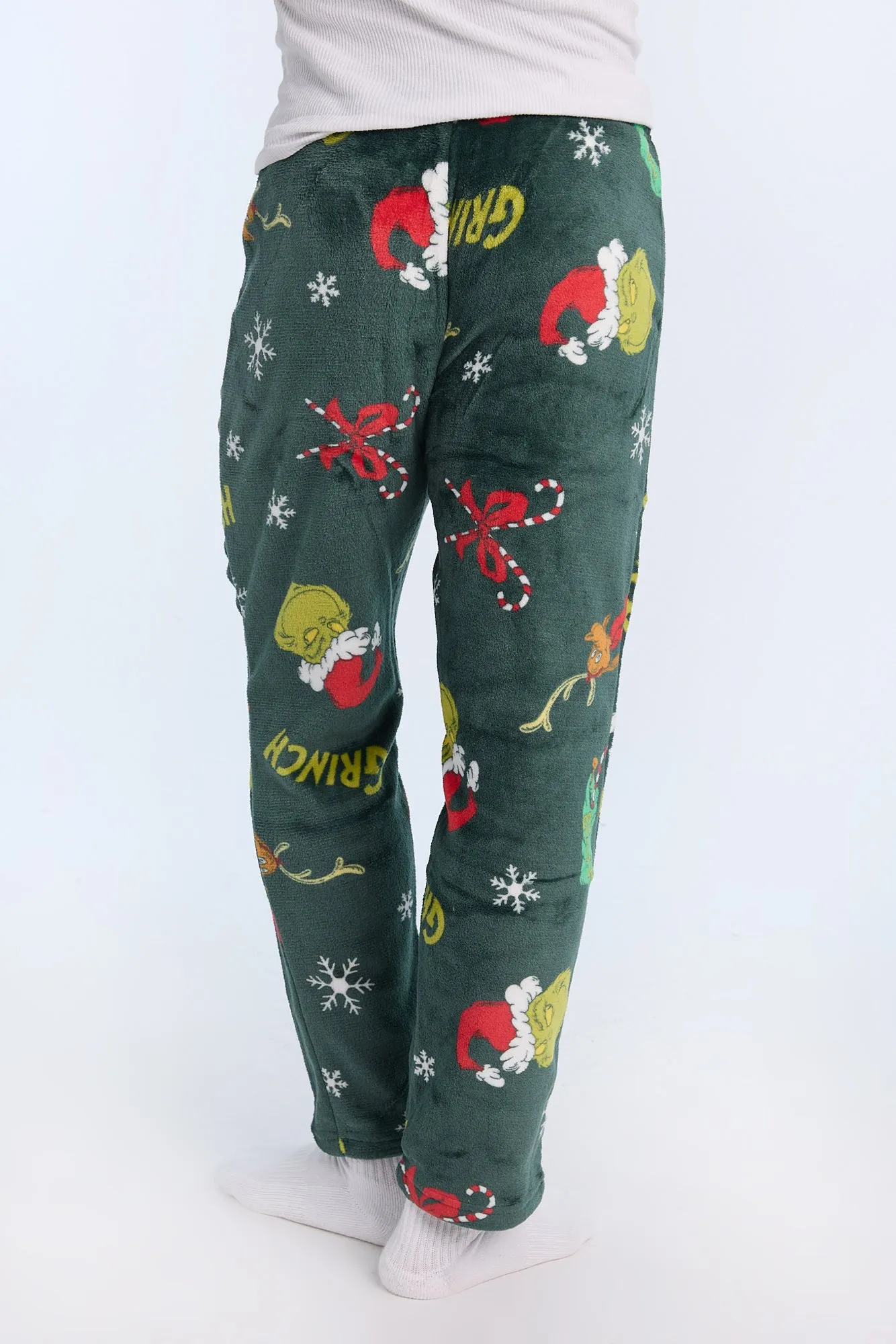 The Grinch Plush Pajama Pants sold by Bluenotes product image thumbnail 3