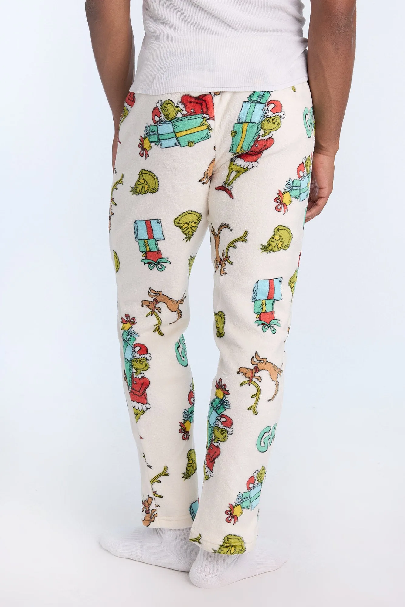 The Grinch Plush Pajama Pants sold by Bluenotes product image thumbnail 3