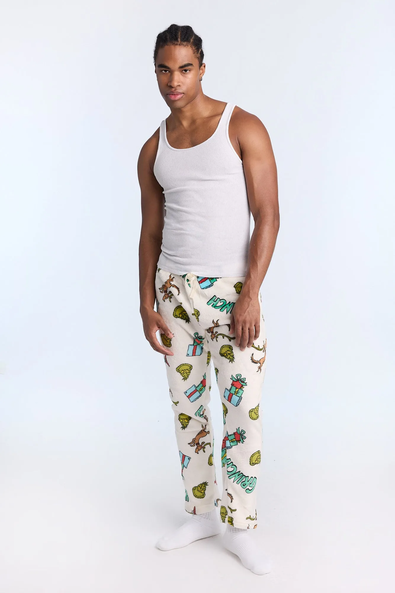 The Grinch Plush Pajama Pants sold by Bluenotes product image thumbnail 4