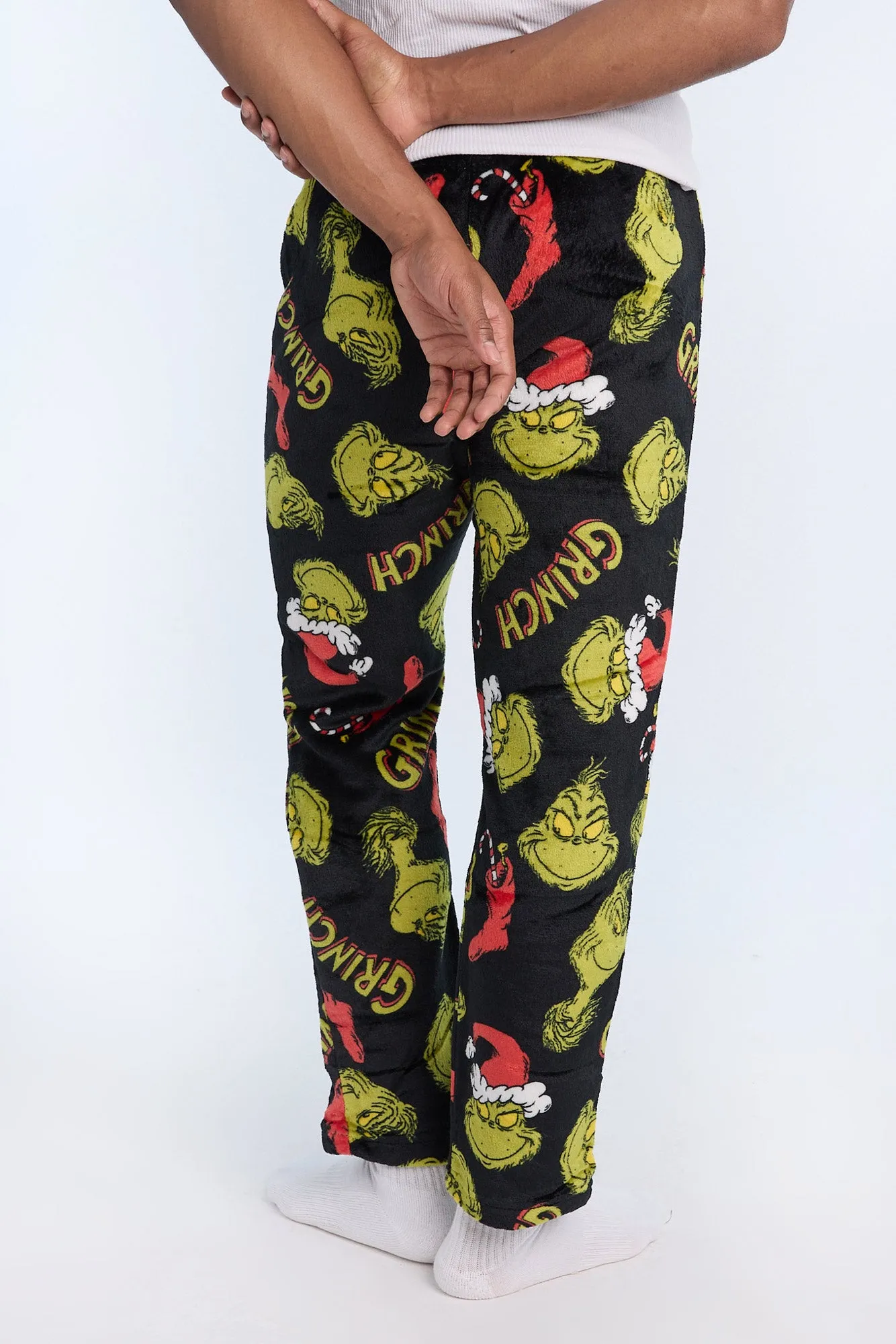 The Grinch Plush Pajama Pants sold by Bluenotes product image thumbnail 3