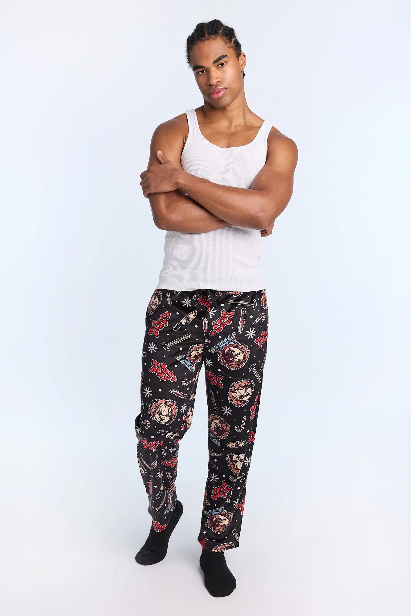Chucky Holiday Pajama Pants sold by Bluenotes product image thumbnail 4