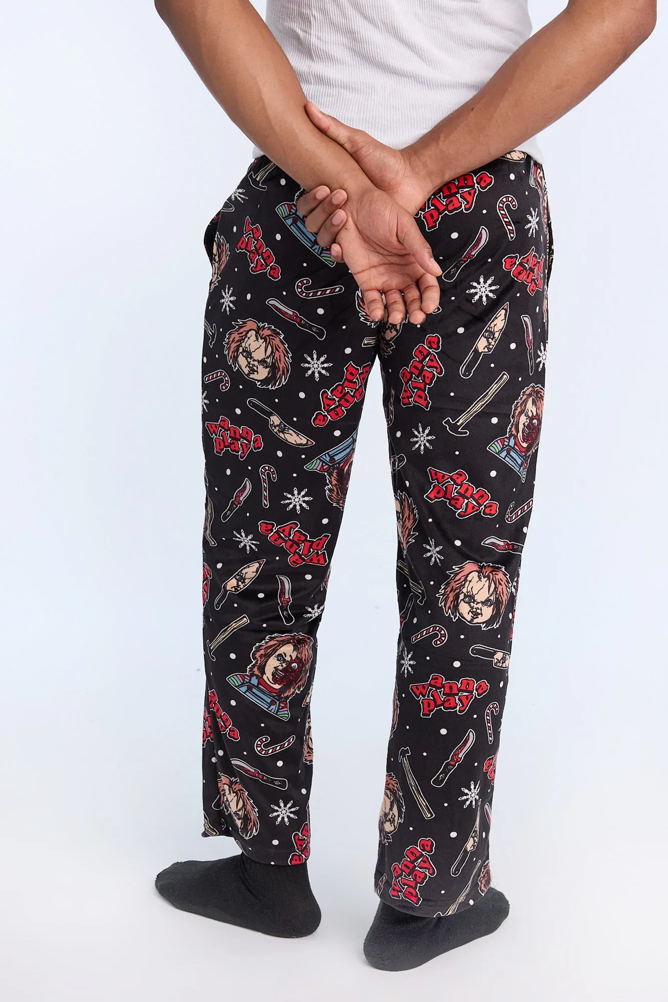 Chucky Holiday Pajama Pants sold by Bluenotes product image thumbnail 3