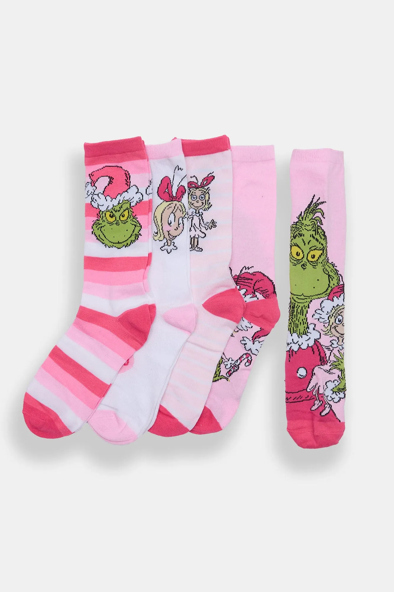 The Grinch Printed Crew Socks 4-Pack sold by Bluenotes product image thumbnail 2