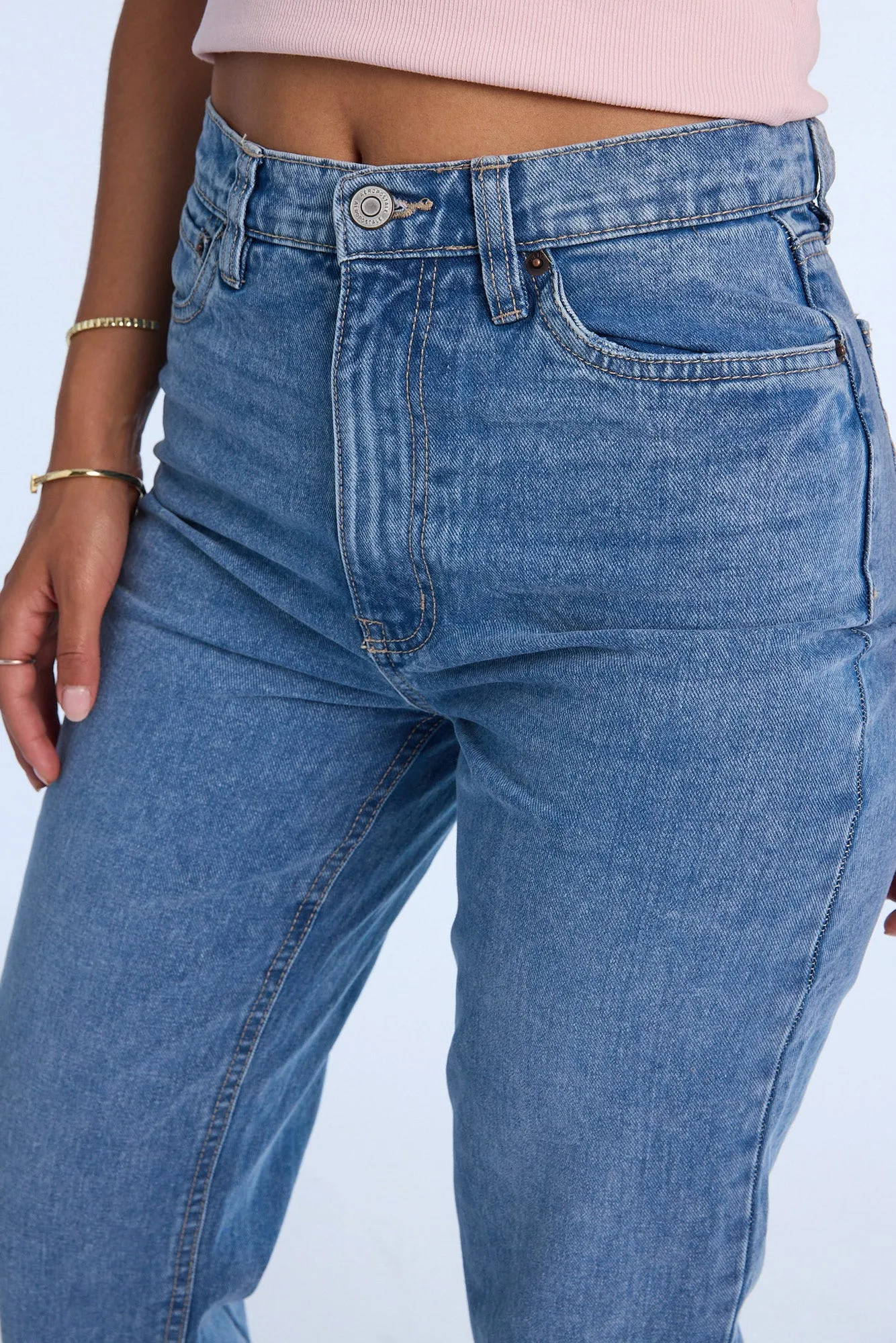 AERO Super High Rise Curvy Straight Leg Jeans sold by Bluenotes product image thumbnail 3