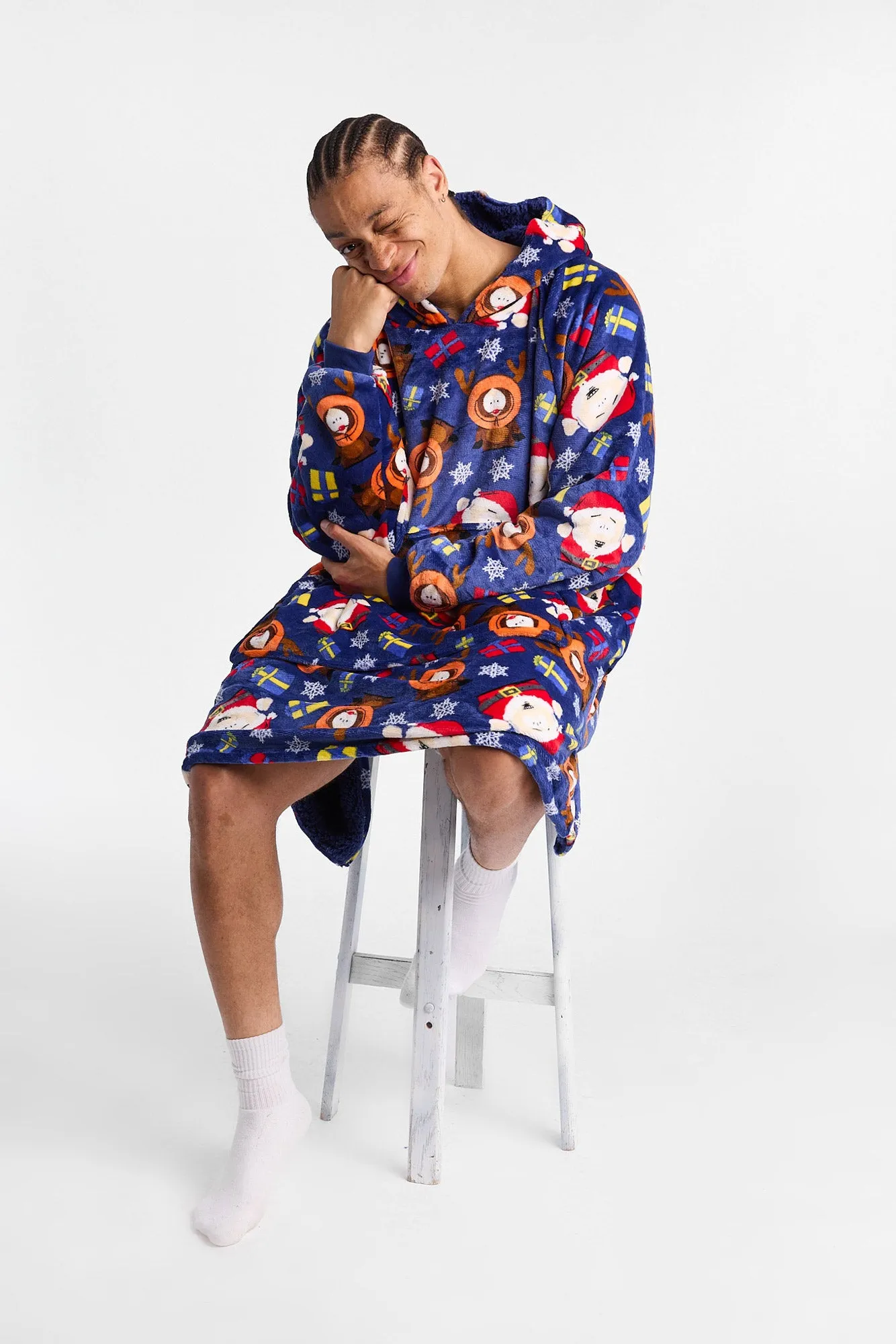 South Park Holiday Printed Oversized Blanket Hoodie sold by Bluenotes product image thumbnail 5