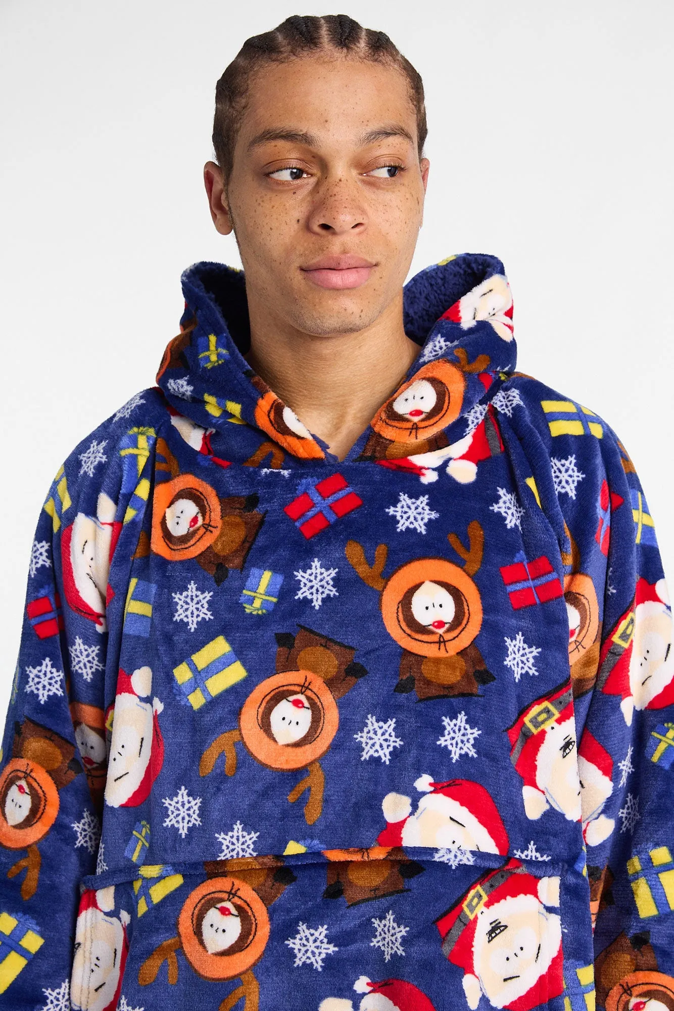 South Park Holiday Printed Oversized Blanket Hoodie sold by Bluenotes product image thumbnail 2