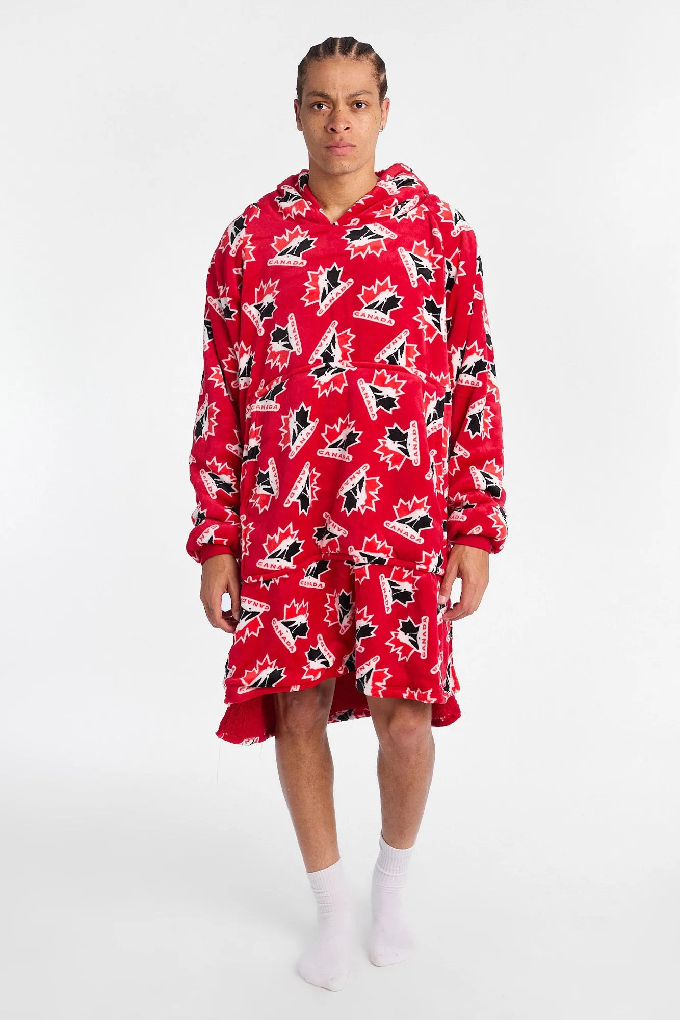 Hockey Canada Printed Oversized Blanket Hoodie sold by Bluenotes