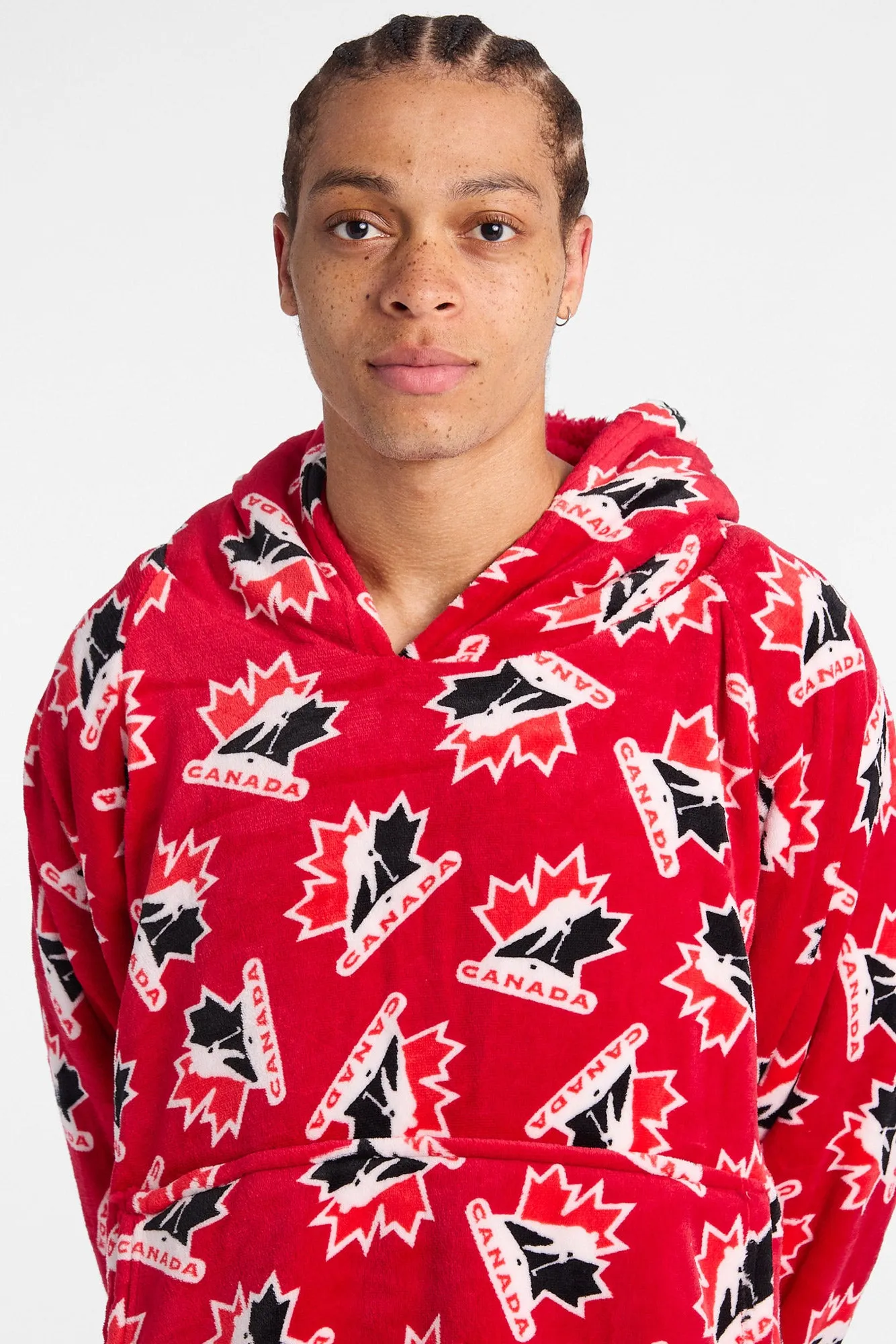 Hockey Canada Printed Oversized Blanket Hoodie sold by Bluenotes product image thumbnail 2