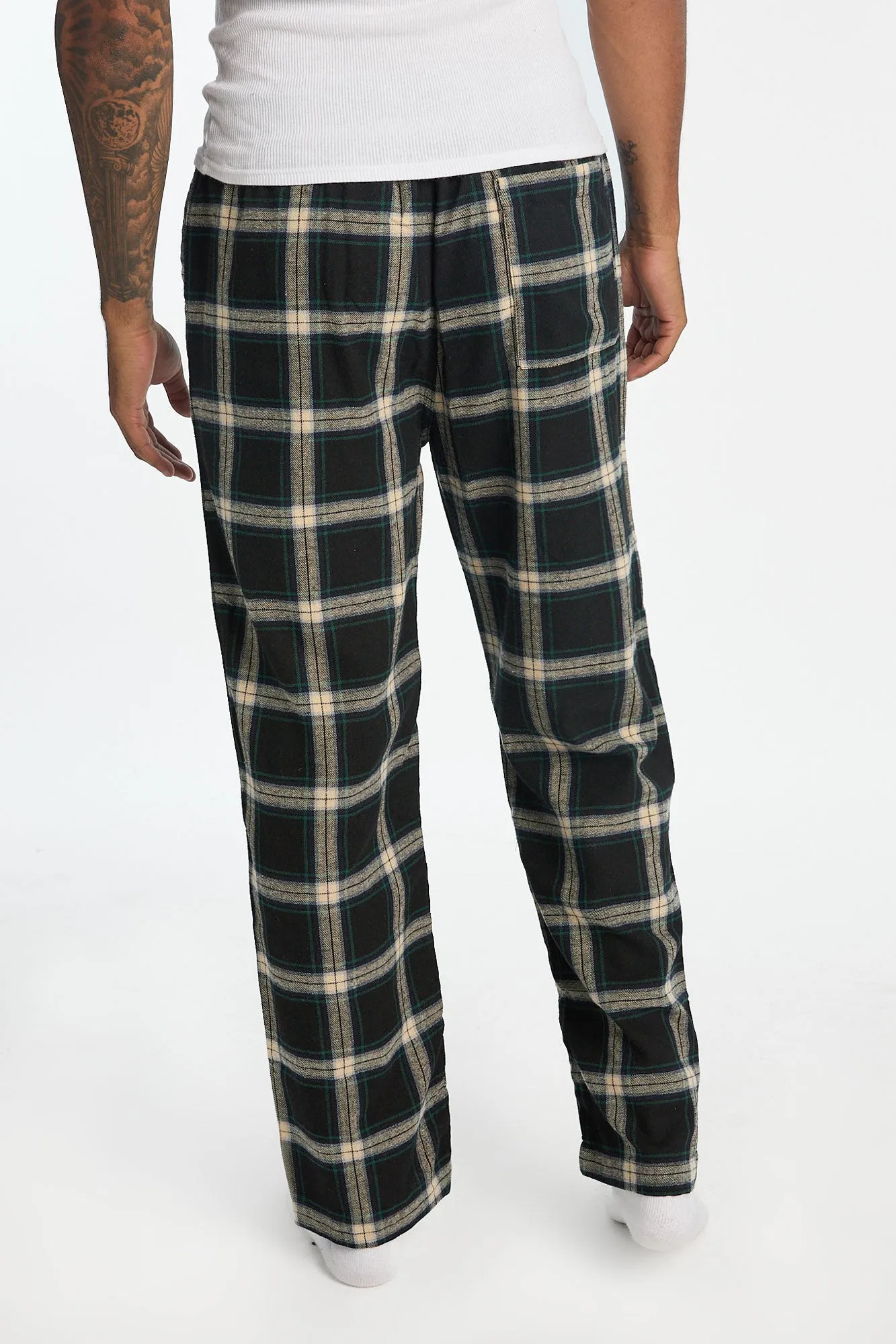Check Plaid Classic Pajama Pants sold by Bluenotes product image thumbnail 3