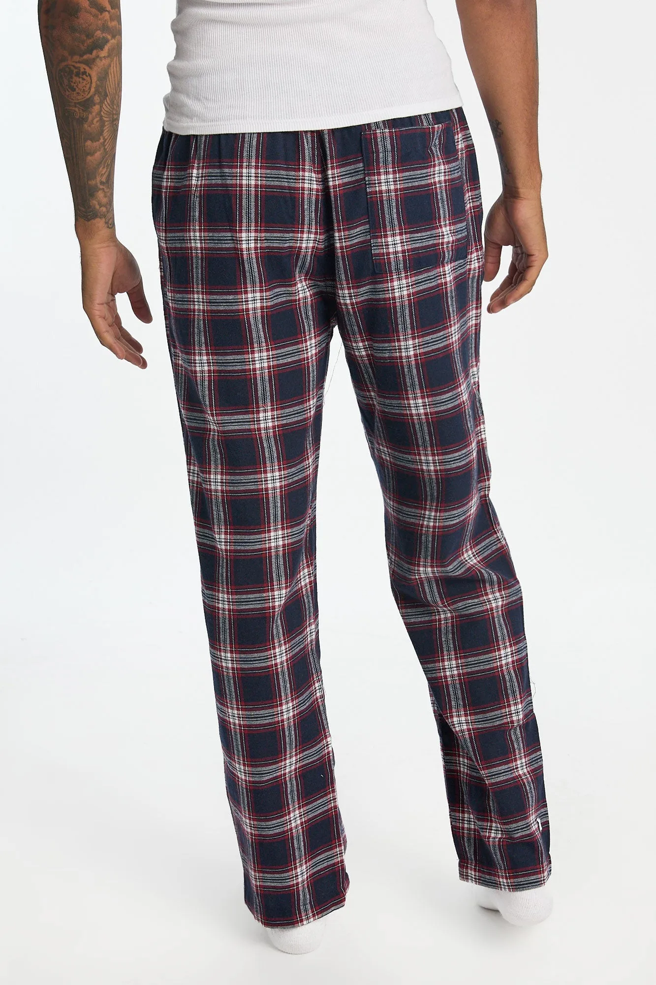Check Plaid Classic Pajama Pants sold by Bluenotes product image thumbnail 3