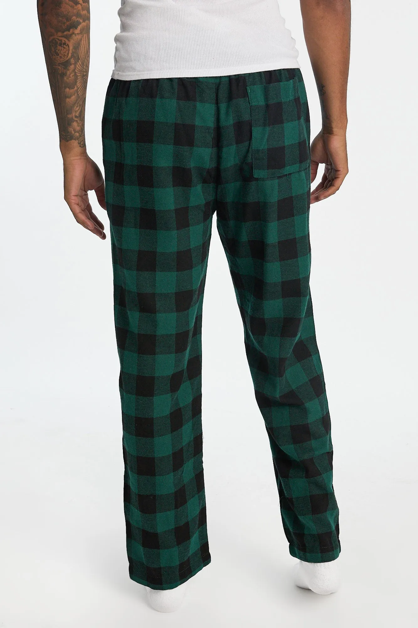 Check Plaid Classic Pajama Pants sold by Bluenotes product image thumbnail 3