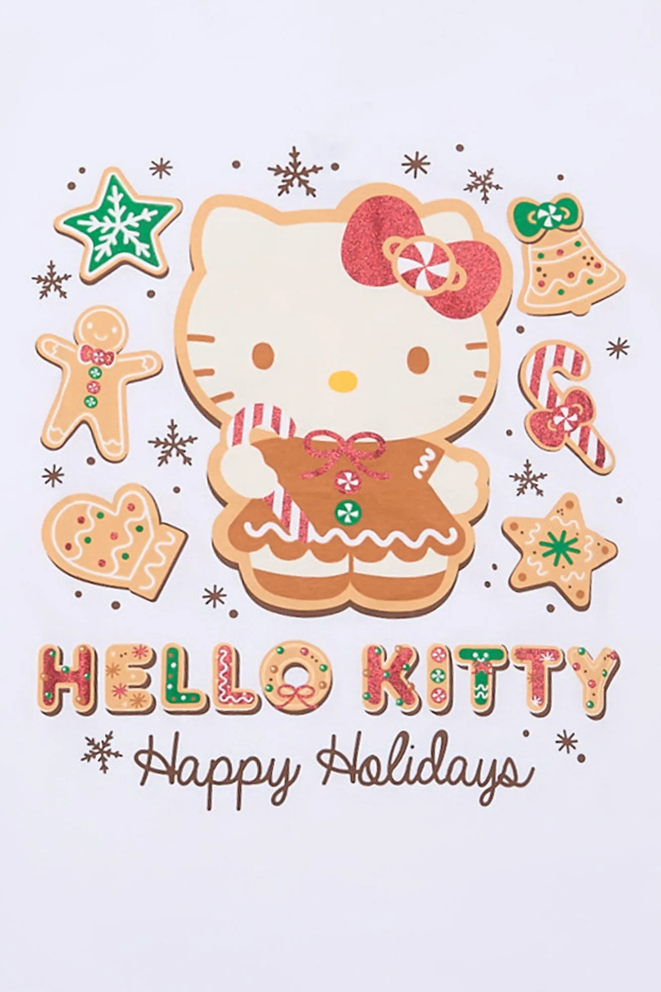 Hello Kitty Happy Holidays Graphic Boyfriend Tee sold by Bluenotes product image thumbnail 2