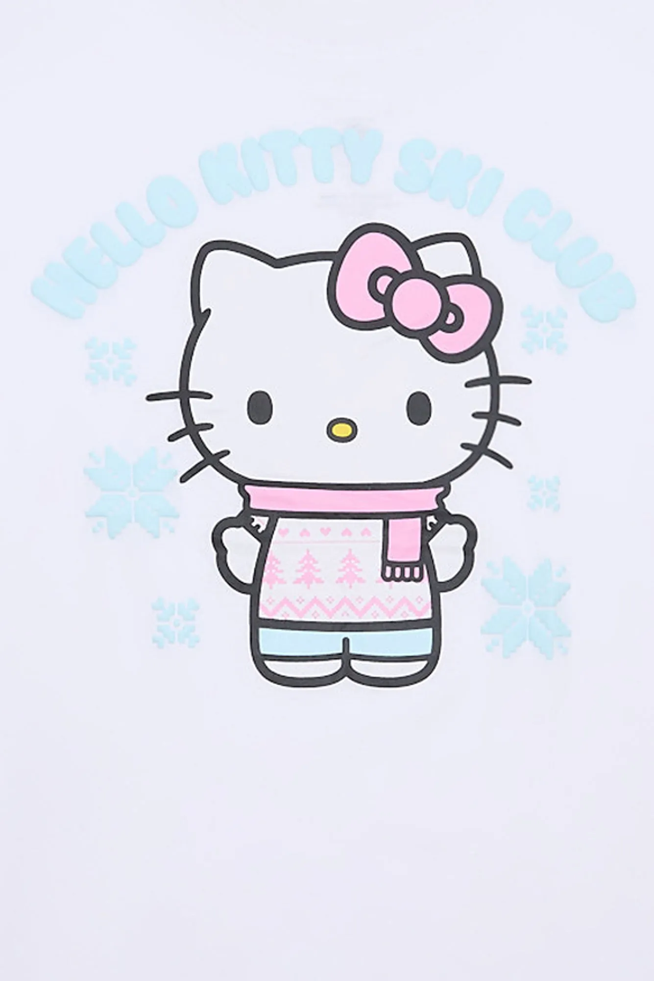 Hello Kitty Ski Club Graphic Boyfriend Tee sold by Bluenotes product image thumbnail 2