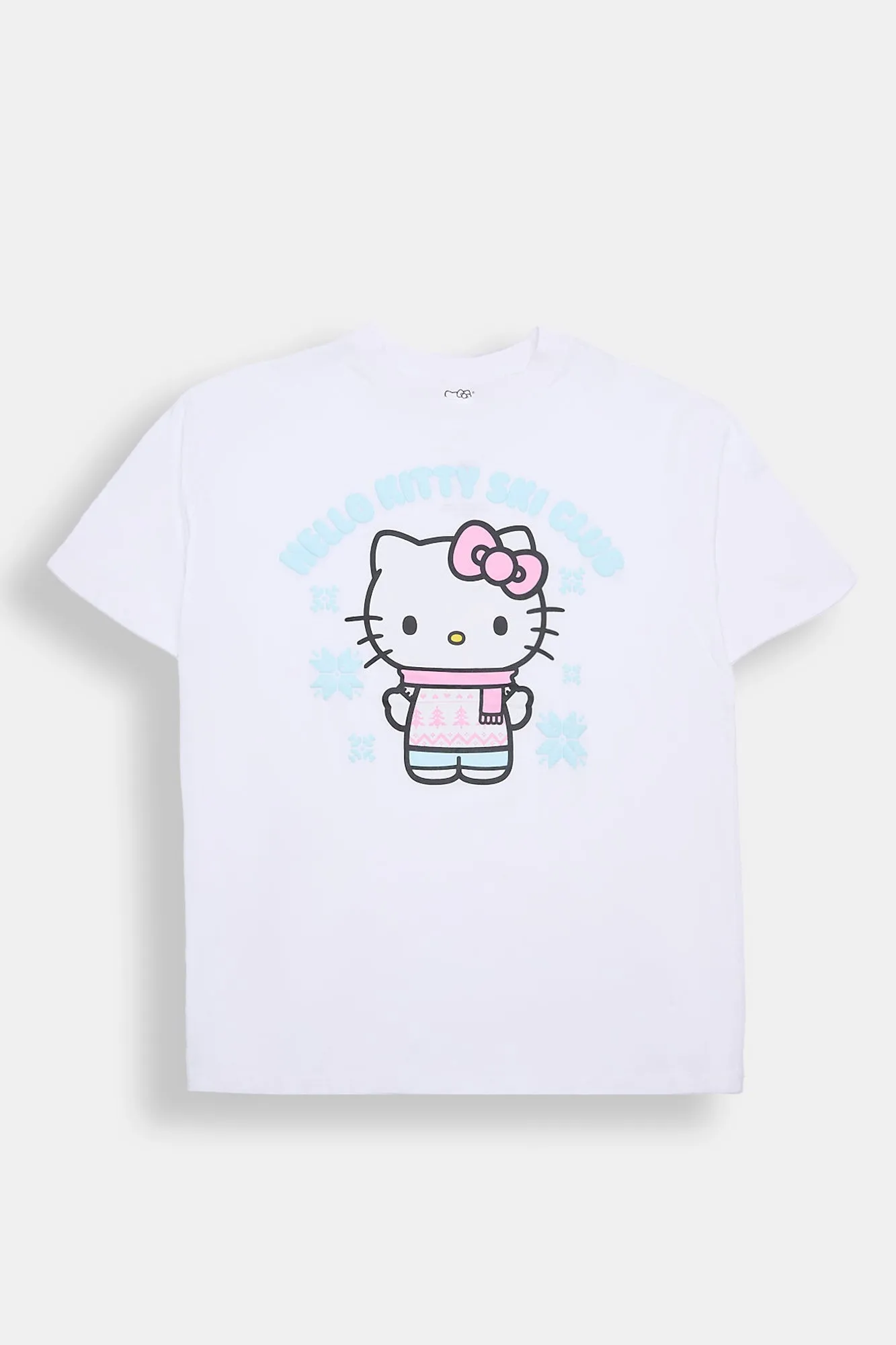 Hello Kitty Ski Club Graphic Boyfriend Tee sold by Bluenotes