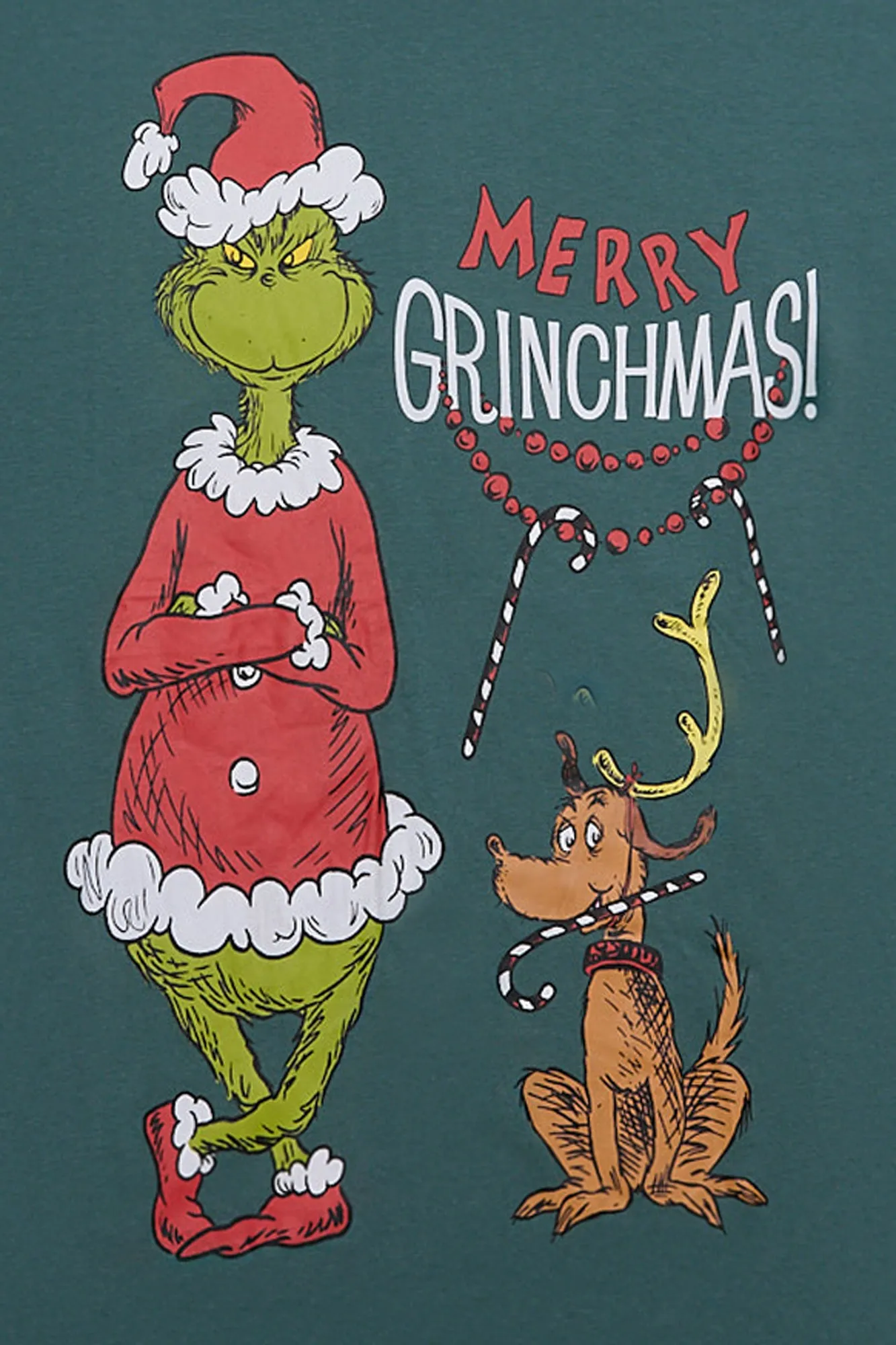 Merry Grinchmas Graphic Boyfriend Tee sold by Bluenotes product image thumbnail 2