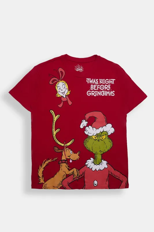 The Night Before Grinchmas Graphic Boyfriend Tee sold by Bluenotes