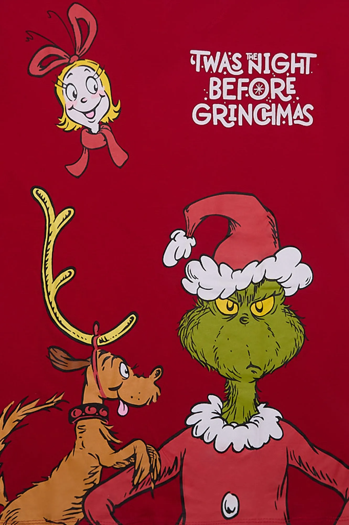 The Night Before Grinchmas Graphic Boyfriend Tee sold by Bluenotes product image thumbnail 2