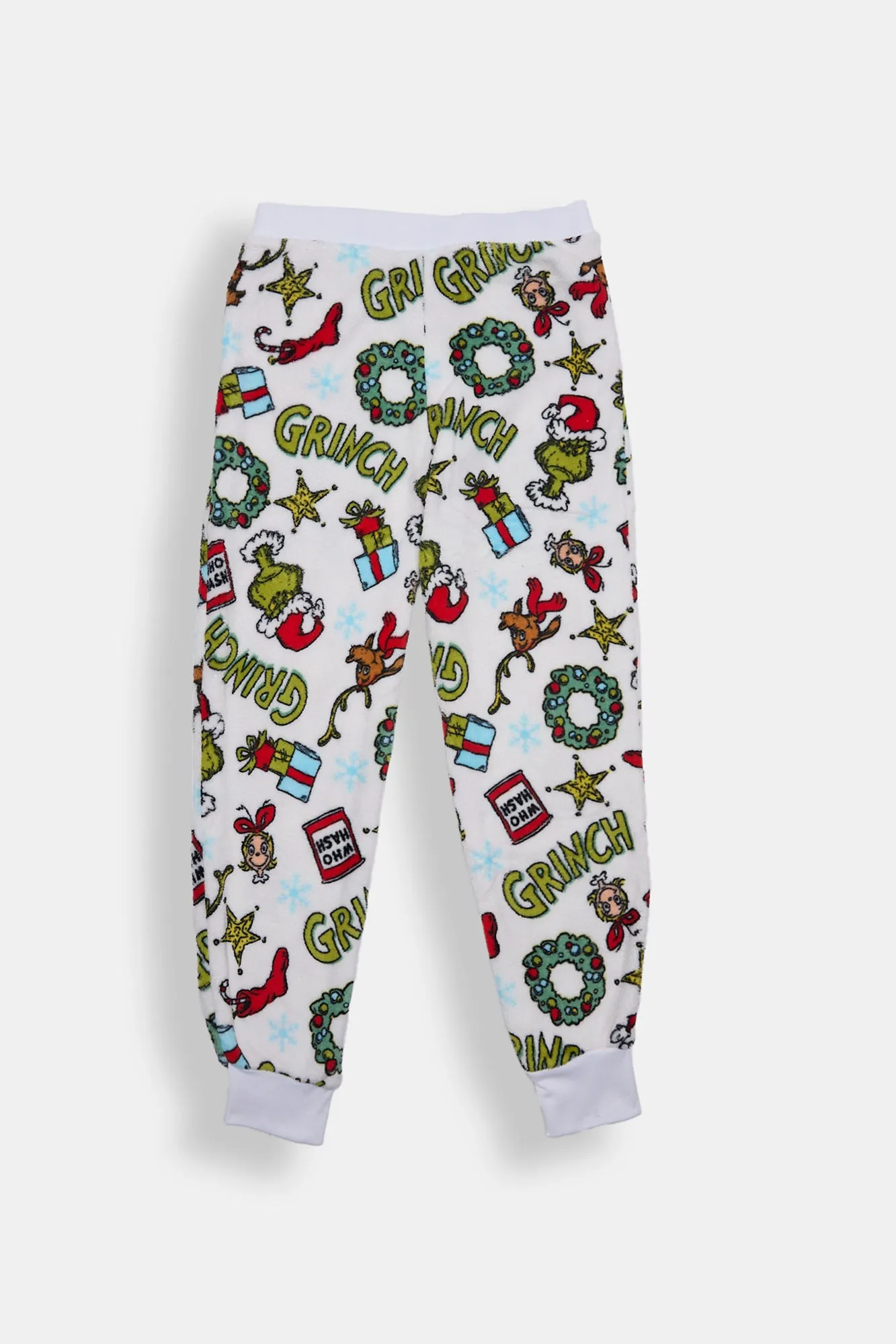 Girls' The Grinch Who Plush Pajama Jogger sold by Bluenotes product image thumbnail 2