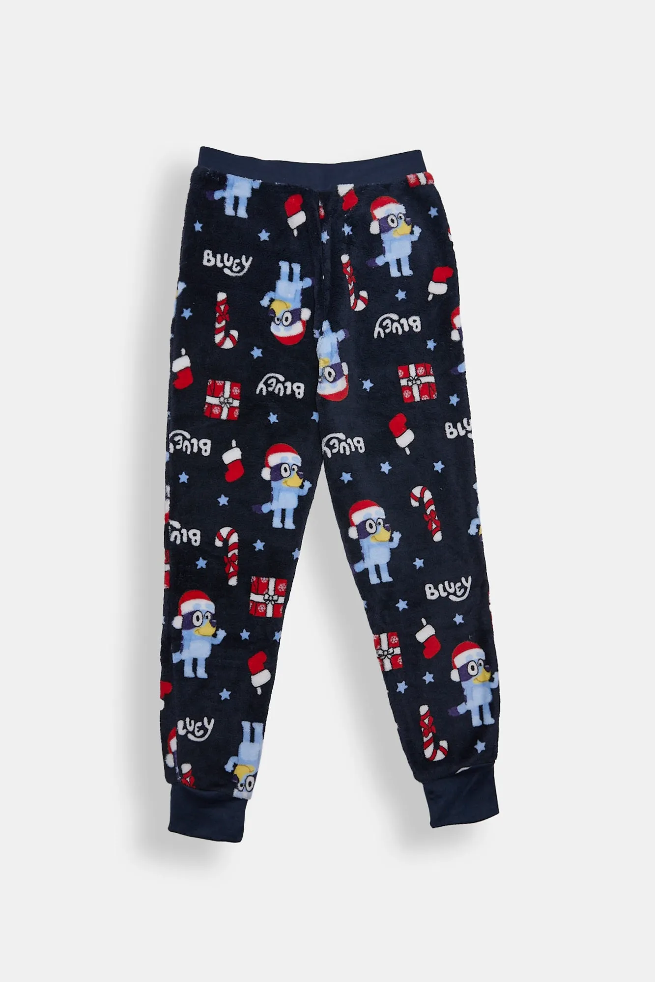 Girls' Bluey Christmas Plush Pajama Jogger sold by Bluenotes product image thumbnail 2