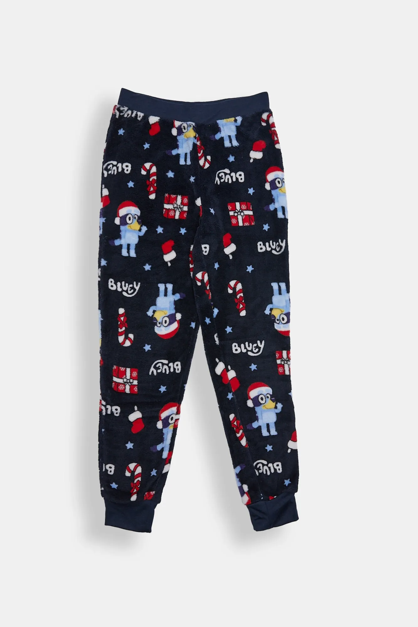 Girls' Bluey Christmas Plush Pajama Jogger sold by Bluenotes