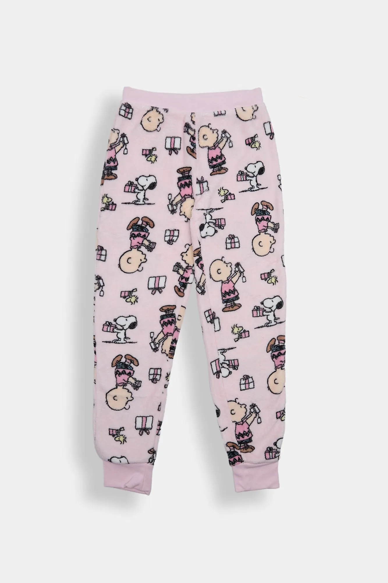 Girls' Peanuts Gift Plush Pajama Jogger sold by Bluenotes