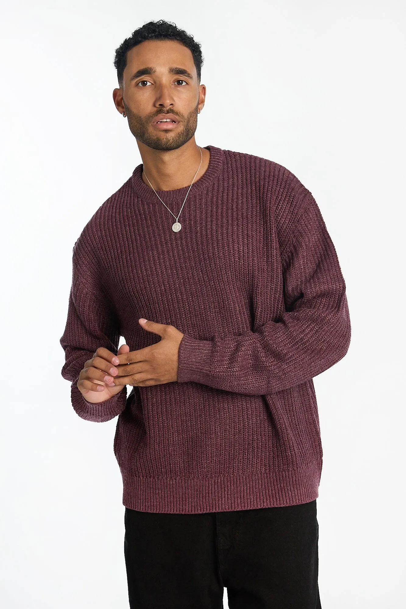 Aéropostale Mélange Crew Neck Sweater sold by Bluenotes