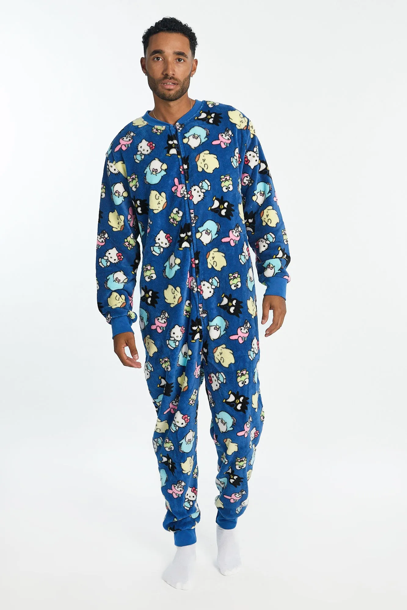 Hello Kitty Printed Plush Crew Neck Onesie sold by Bluenotes