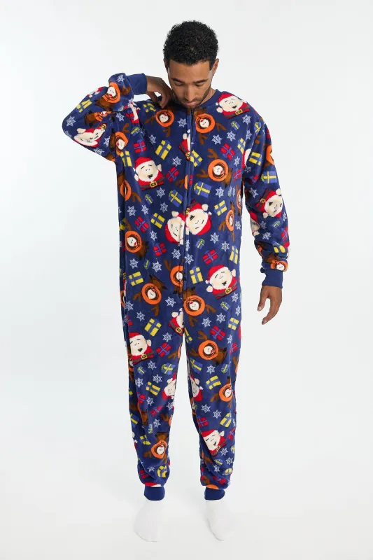 South Park Holiday Printed Crew Neck Plush Onesie sold by Bluenotes