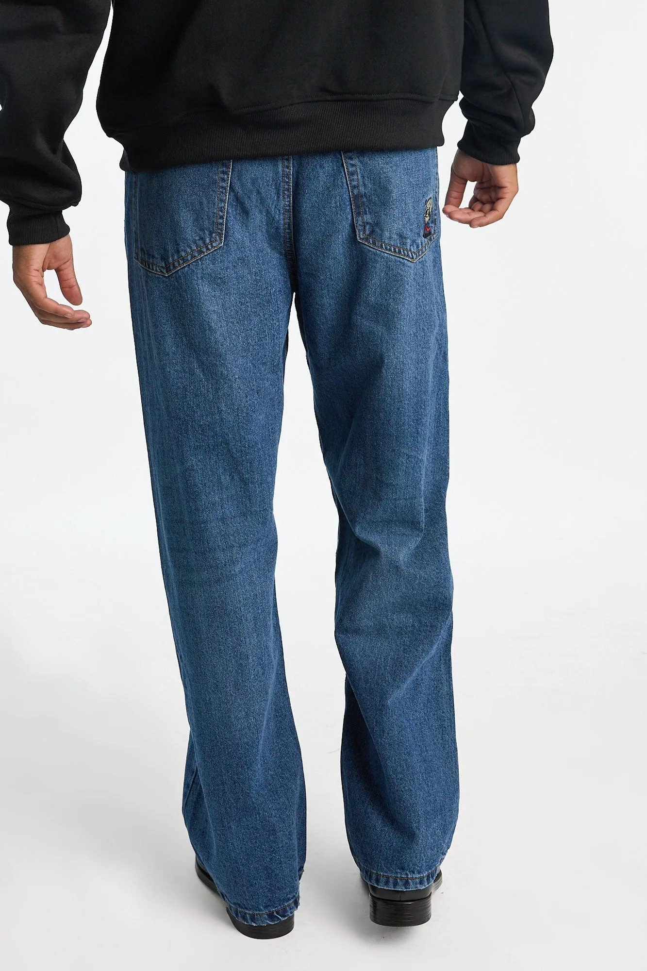 Embroidered Baggy Jeans sold by Bluenotes product image thumbnail 3