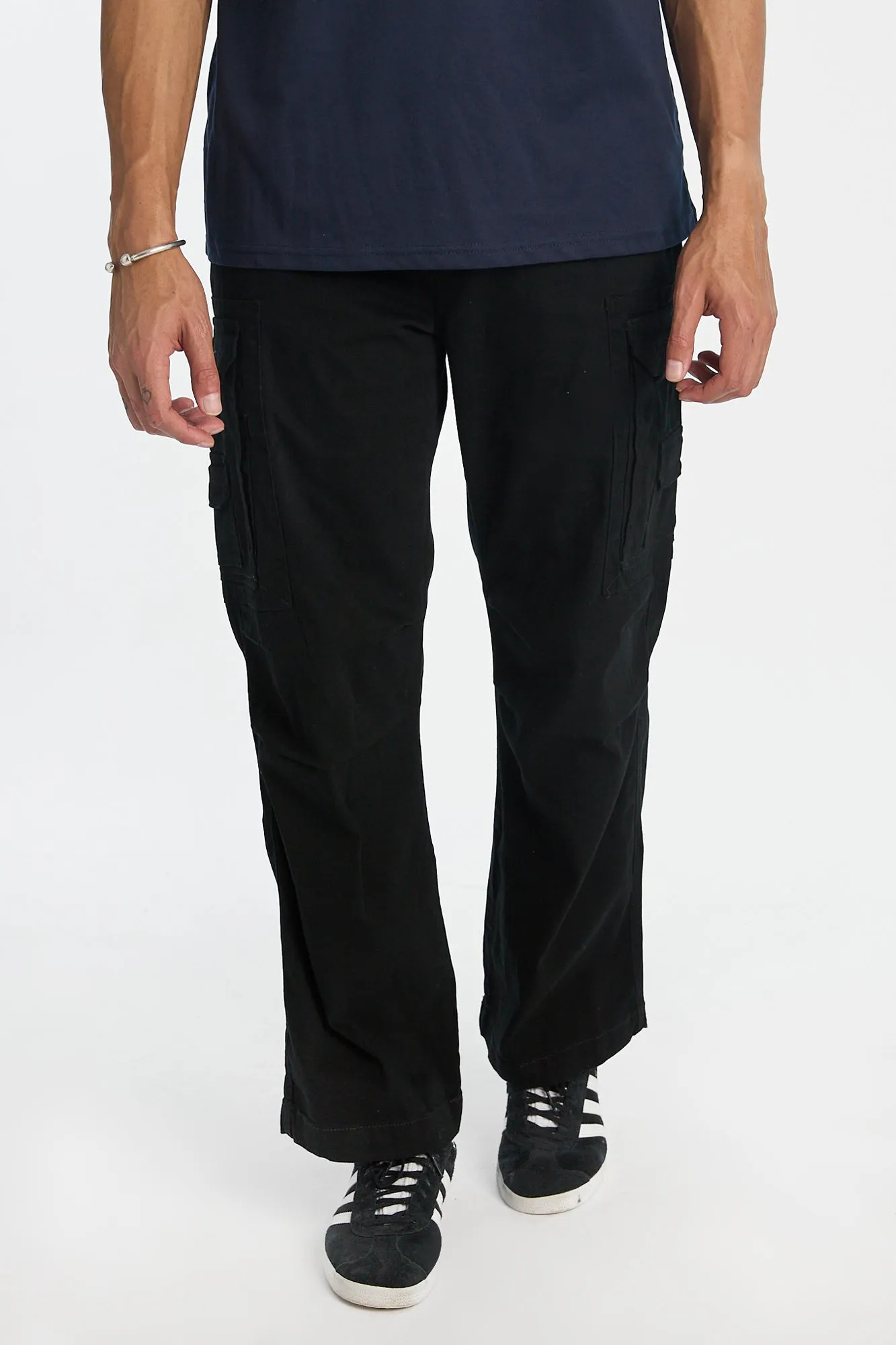 Baggy Utility Cargo Twill Pants sold by Bluenotes