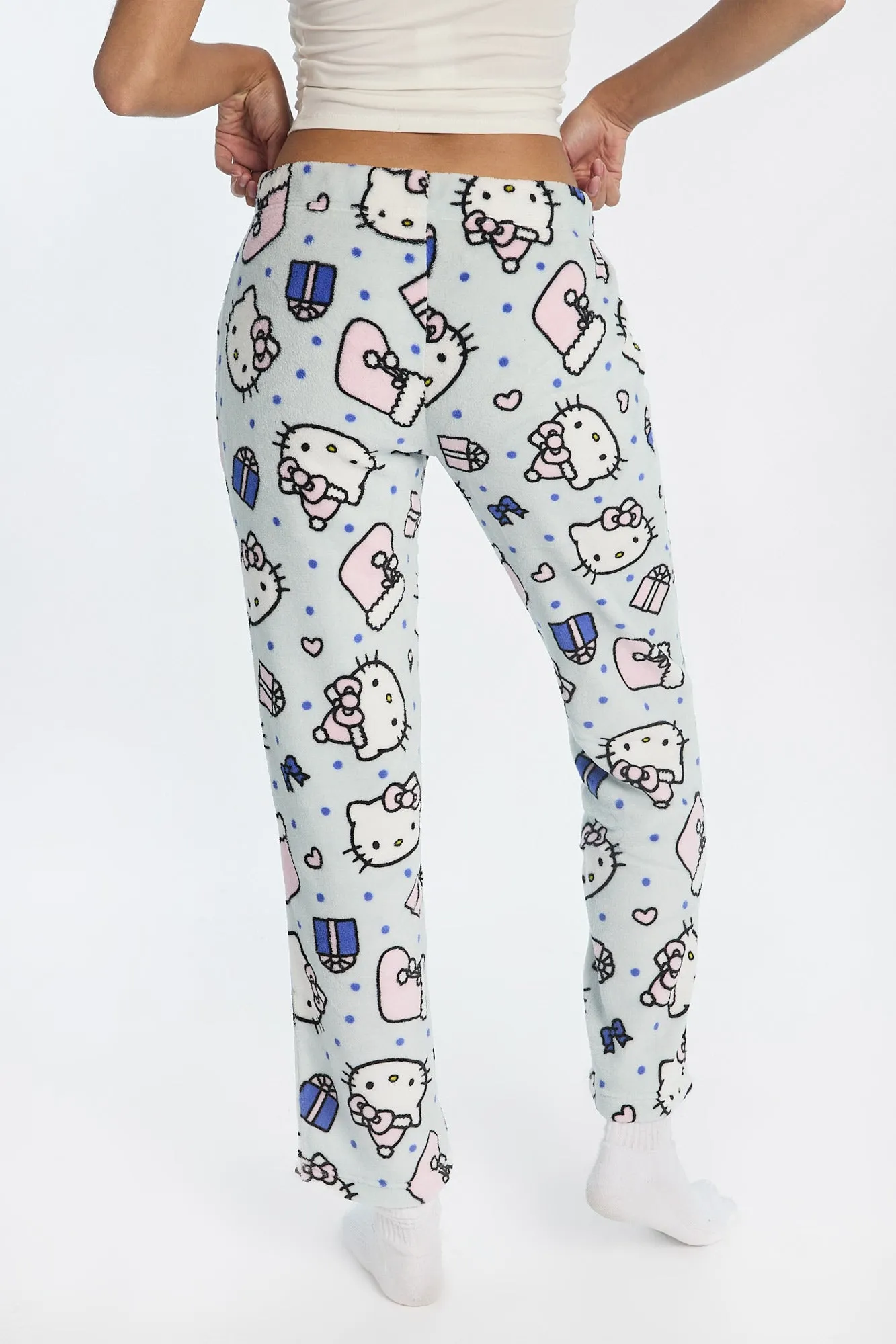 Hello Kitty Gift Plush Pajama Pants sold by Bluenotes product image thumbnail 3
