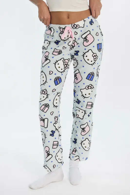 Hello Kitty Gift Plush Pajama Pants sold by Bluenotes