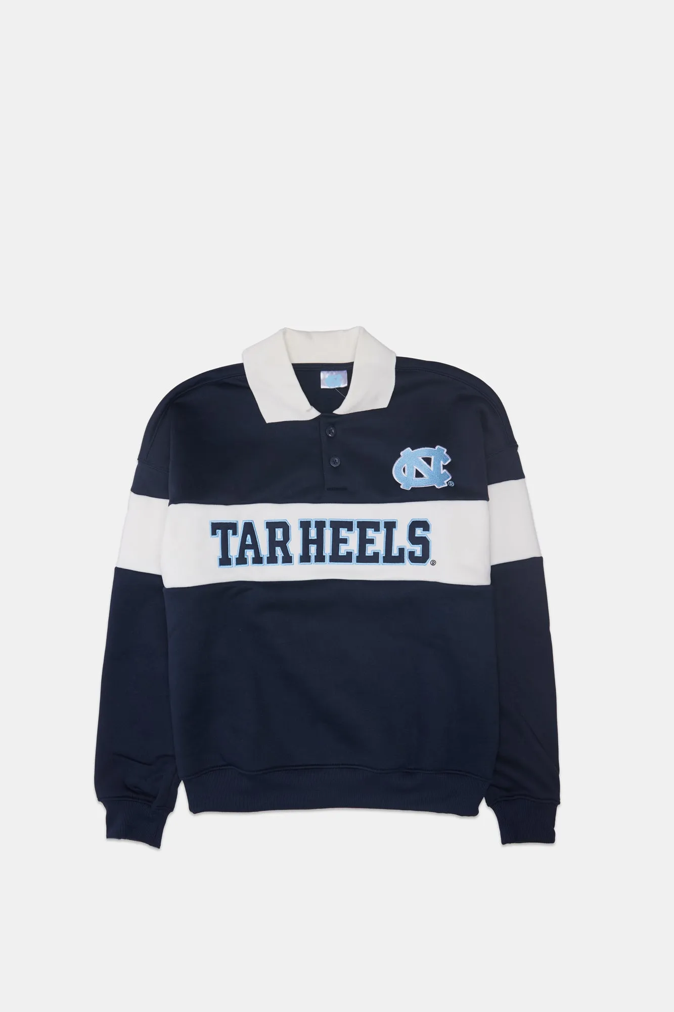 Boys' University Of North Carolina Colour Block Polo Sweatshirt sold by Bluenotes