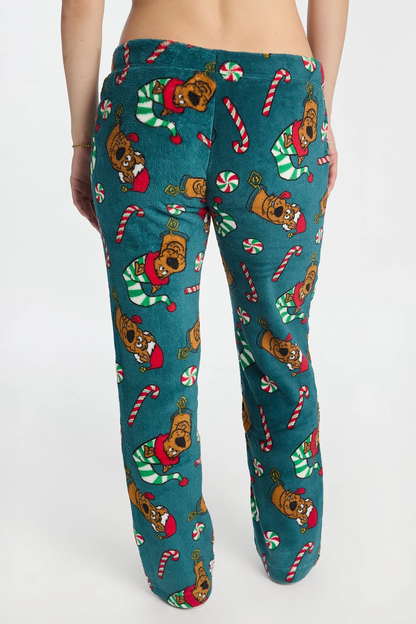 Scooby-Doo Holiday Plush Pajama Pants sold by Bluenotes product image thumbnail 3