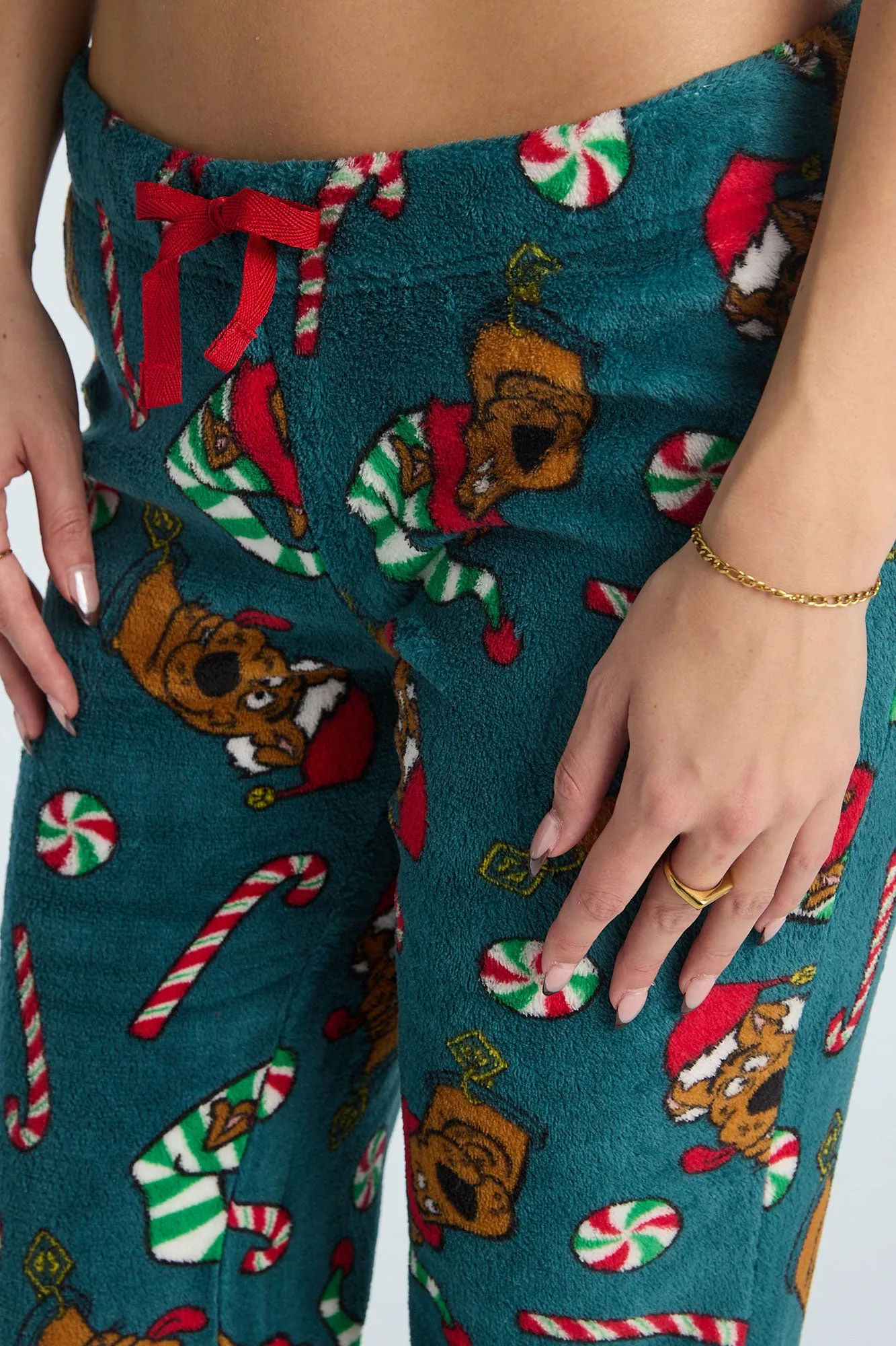 Scooby-Doo Holiday Plush Pajama Pants sold by Bluenotes product image thumbnail 2