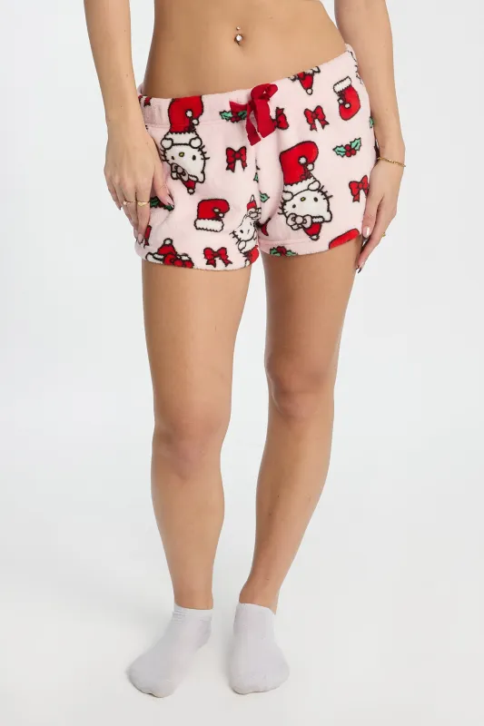 Hello Kitty Stocking Plush Pajama Shorts sold by Bluenotes