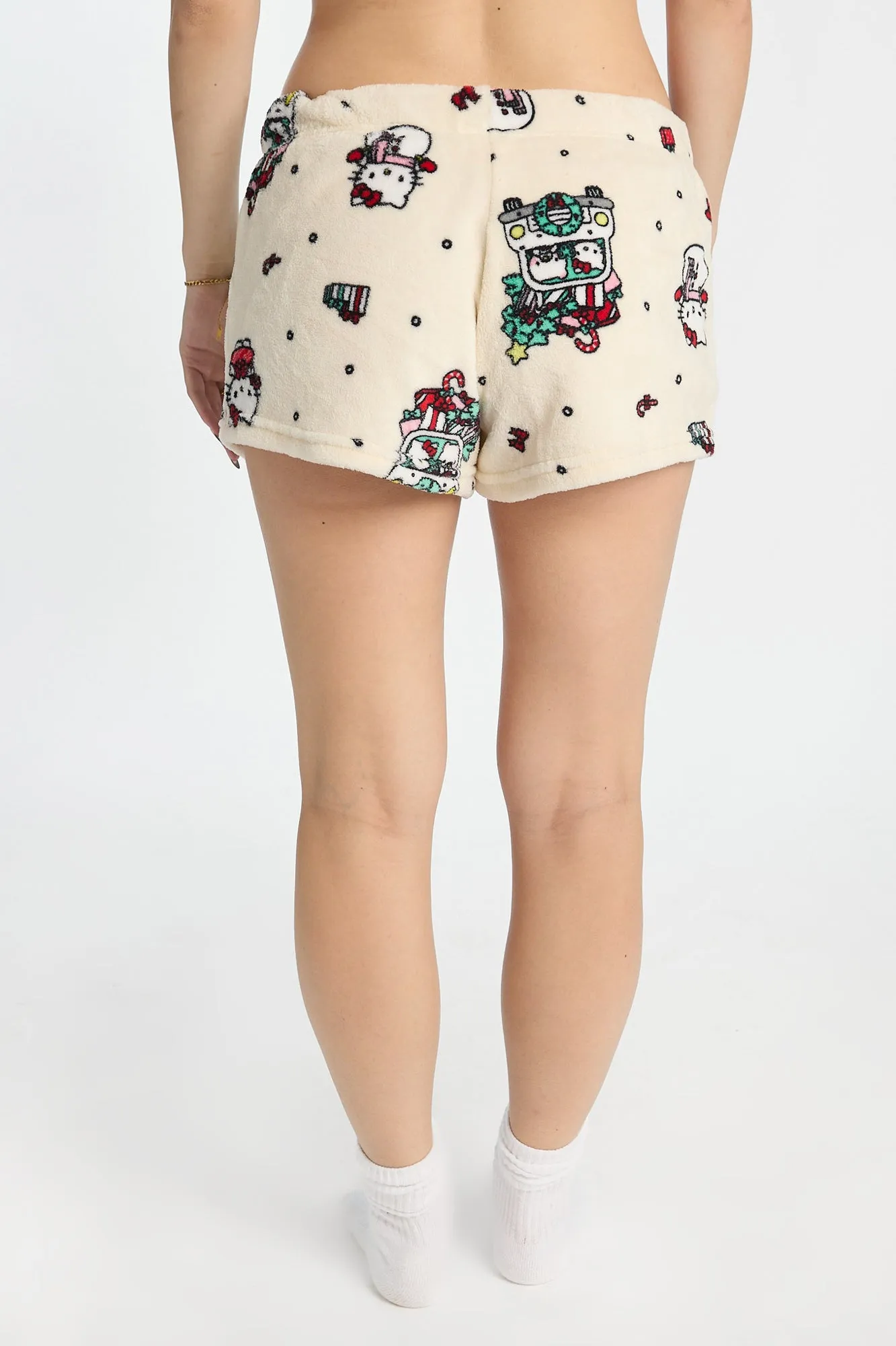 Hello Kitty Tree Plush Pajama Shorts sold by Bluenotes product image thumbnail 3