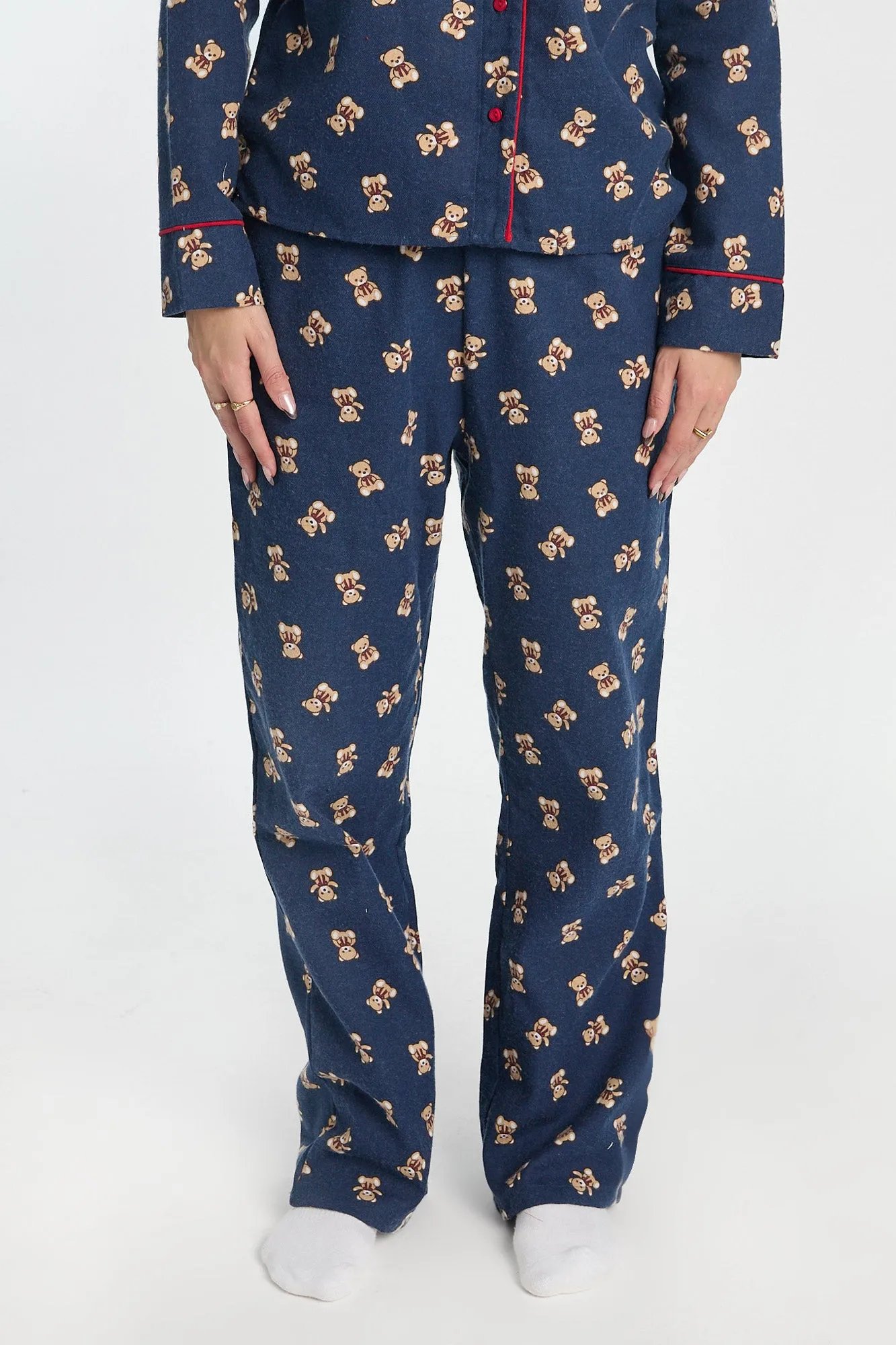 Flannel Wide Leg Pajama Pants sold by Bluenotes