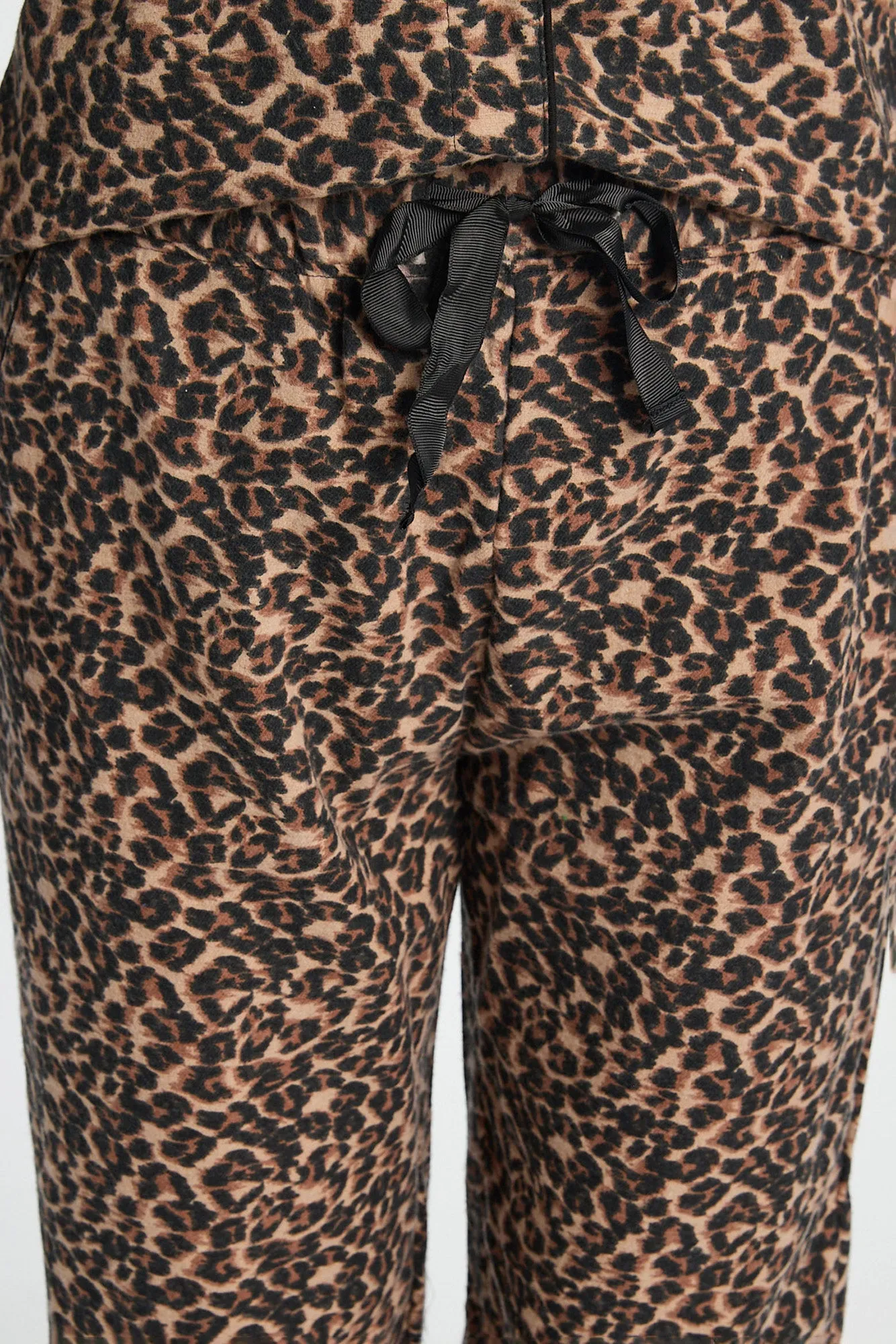 Flannel Wide Leg Pajama Pants sold by Bluenotes product image thumbnail 3