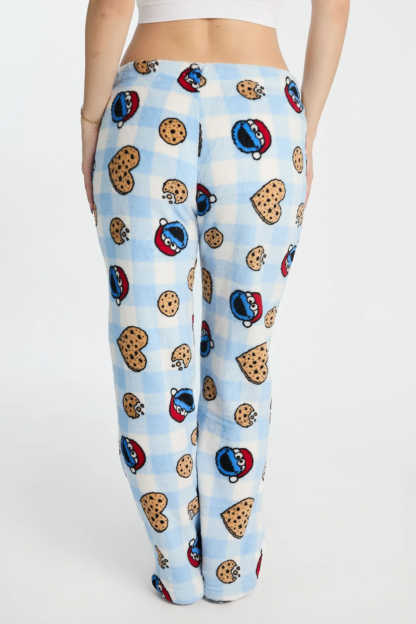 Sesame Street Cookie Monster Holiday Plush Pajama Pants sold by Bluenotes product image thumbnail 3