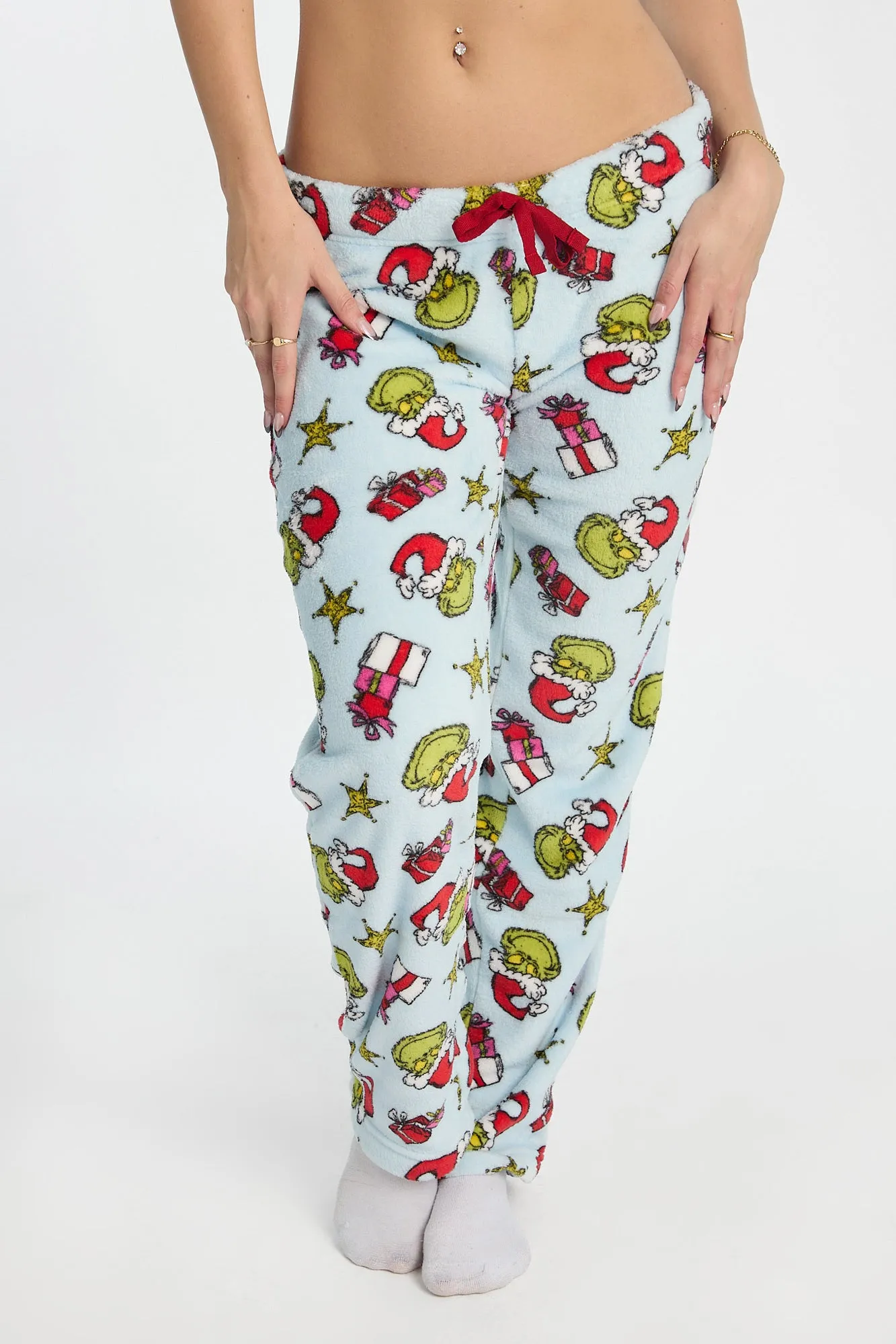 The Grinch Plush Pajama Pants sold by Bluenotes