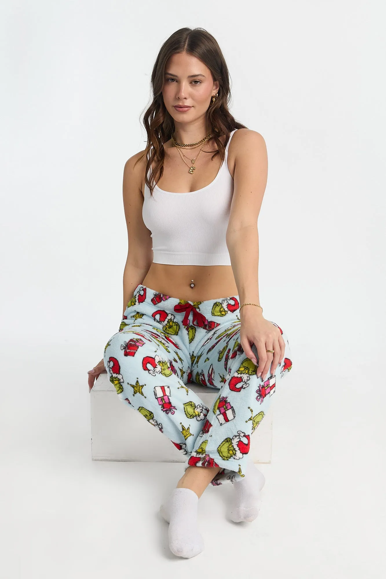 The Grinch Plush Pajama Pants sold by Bluenotes product image thumbnail 5