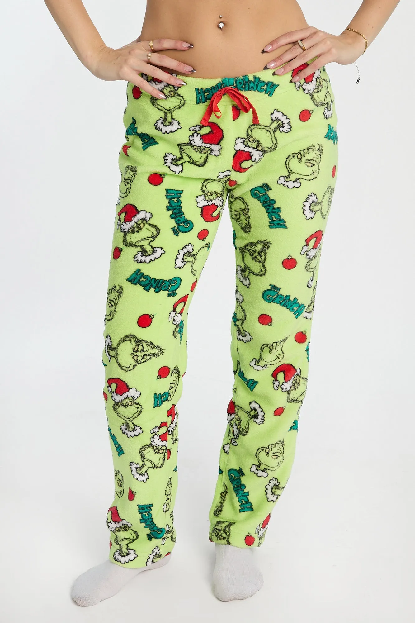 The Grinch Plush Pajama Pants sold by Bluenotes