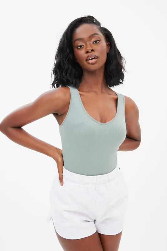 Seamless V-Neck Tank Bodysuit sold by Bluenotes